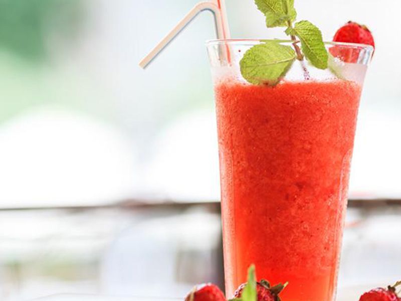 Strawberry juice