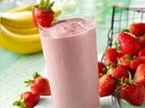 Strawberry With Milk Juice