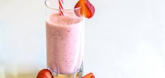 Strawberry With Milk Juice