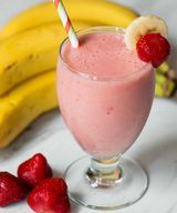 Strawberry With Banana Juice