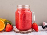 Milk Strawberry Juice