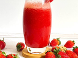 fresh strawberry juice