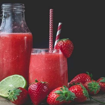 Fresh Strawberry Juice