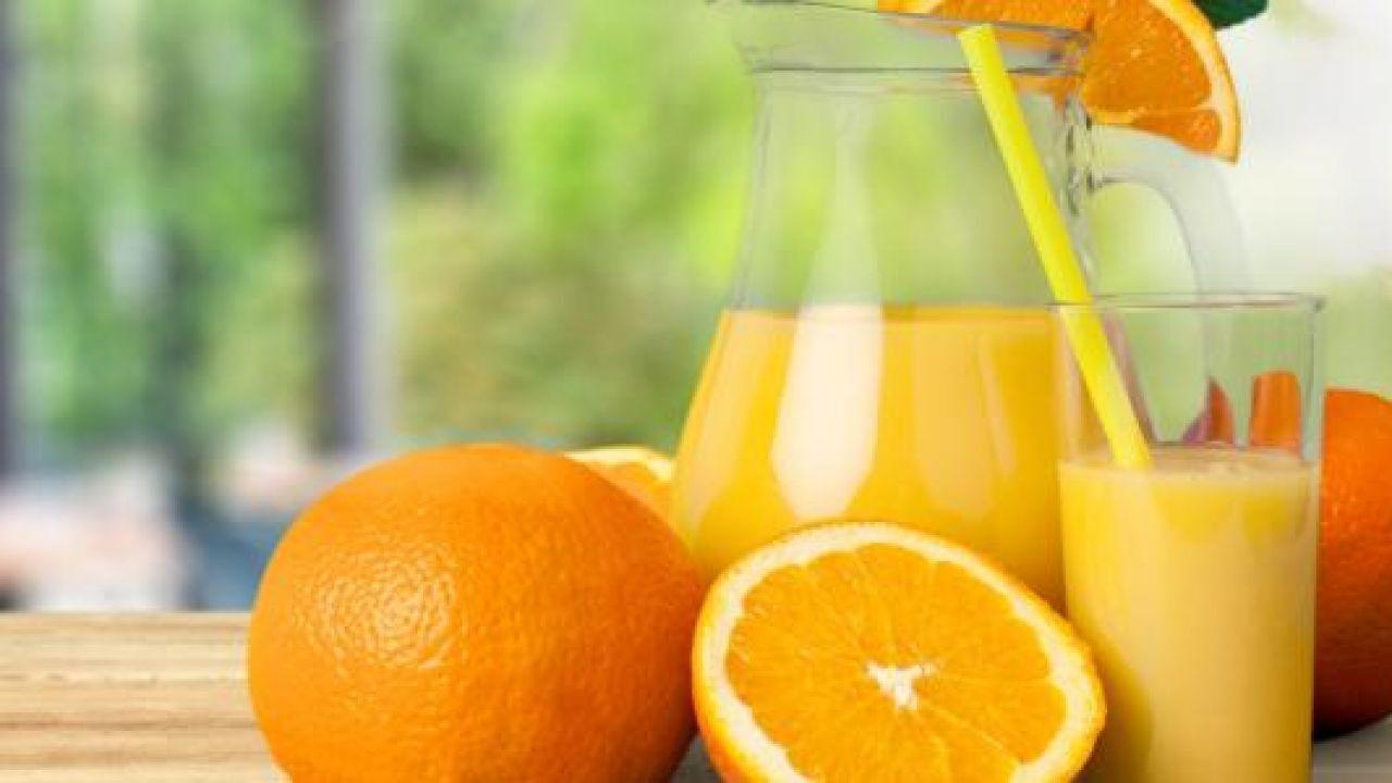 Sugarcane With Orange Juice