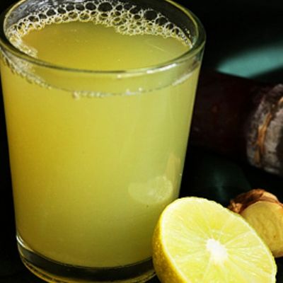Oriental Sugarcane with orange Juice