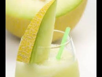Cantaloupe Juice Bottle