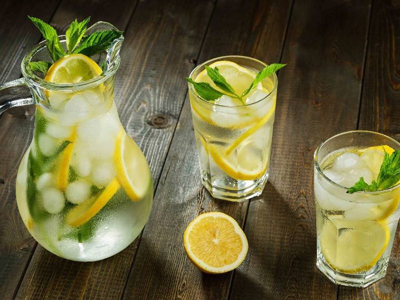 lemon mint juice
