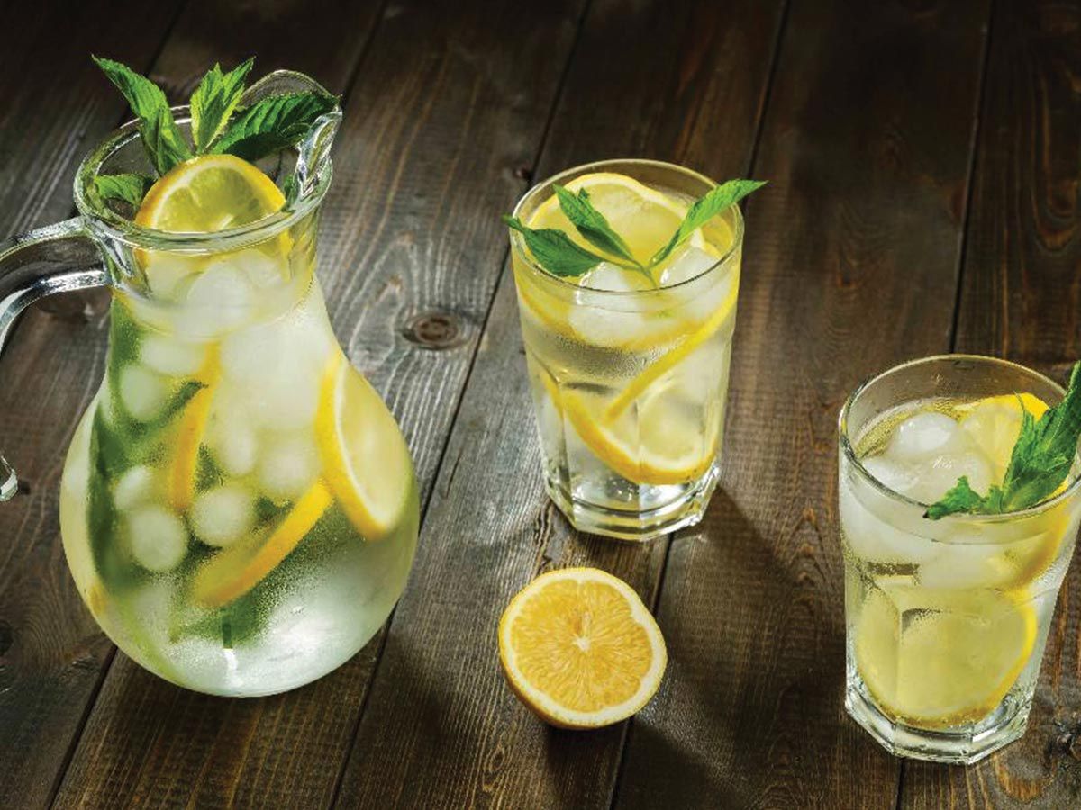 Lemon mint smoothie