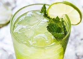 Ice Lemon With Mint
