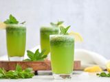 Fresh Minty Lemon Juice