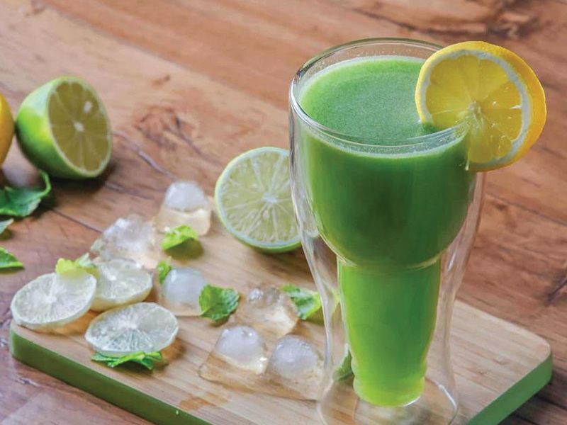 Fresh Lemon mint Juice