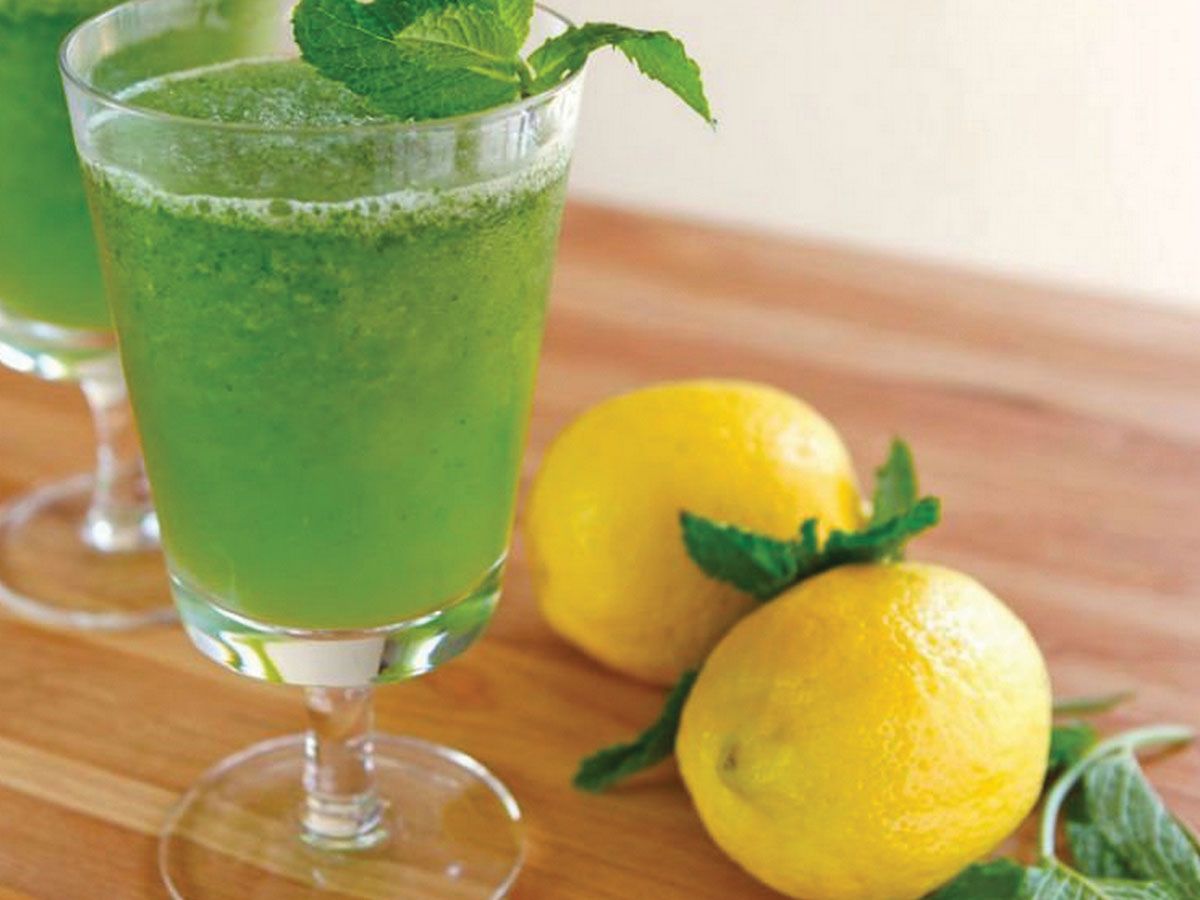 Mint lemon juice