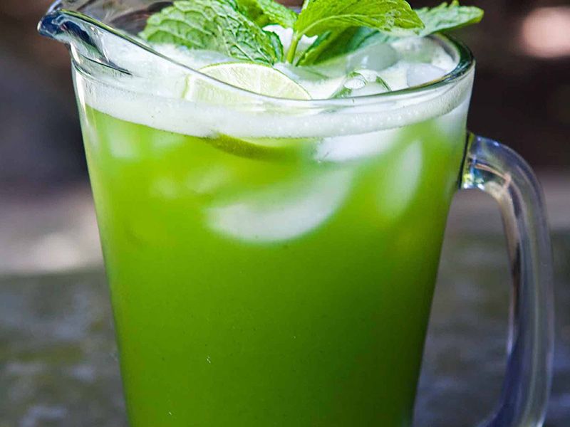 Lemon With Mint Juice