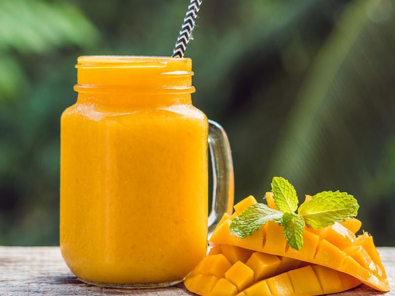 Fresh mango juice