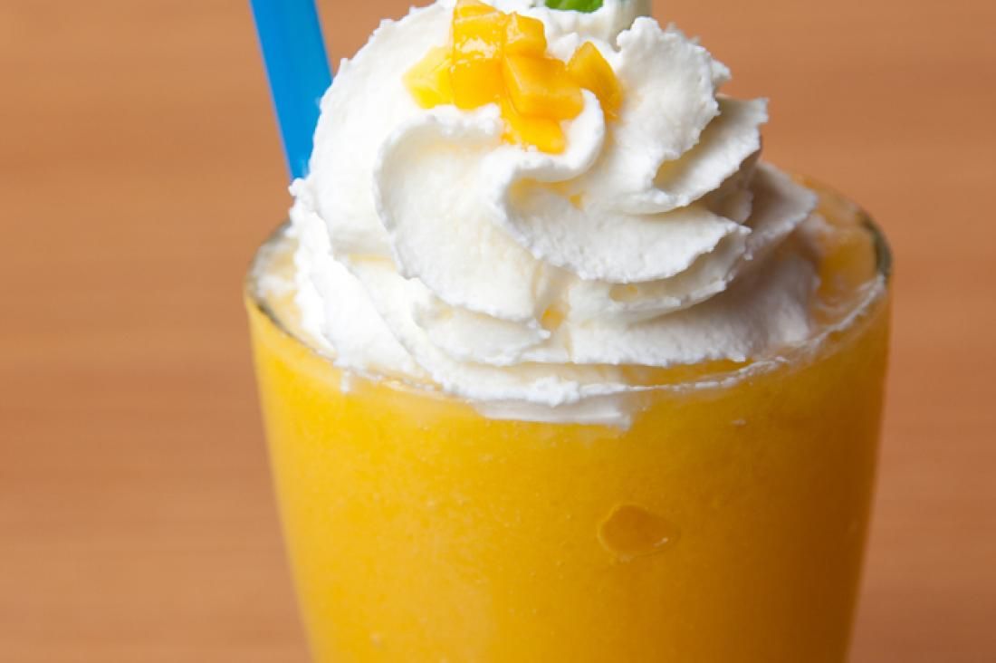 Mango With Ice Cream Juice