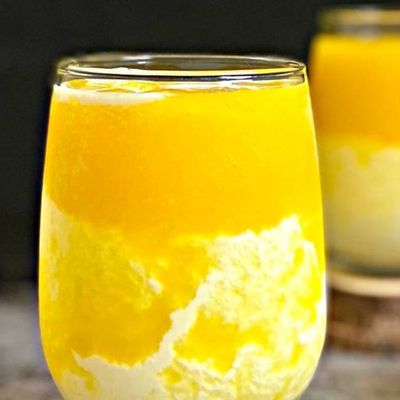 Mango With Qeshta Juice