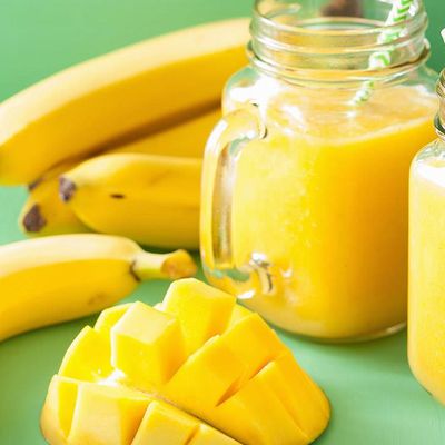 Mango With Banana Juice