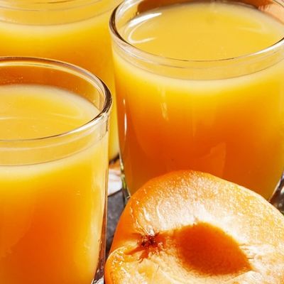 Fresh apricot juice