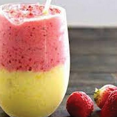 Mango and Strawberry