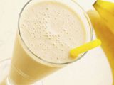 Fresh Banana With Milk Juice