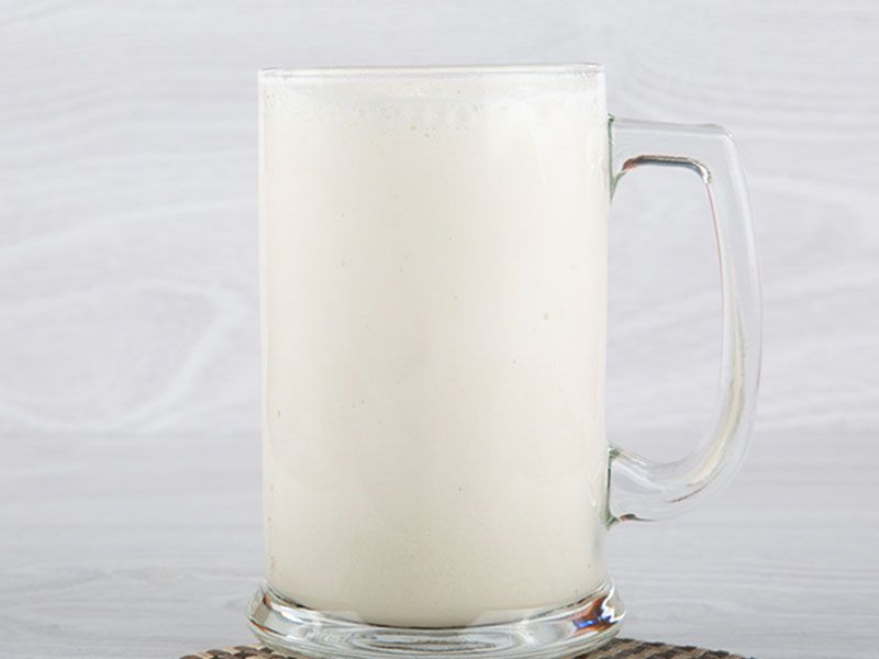 fresh banana with milk Juice