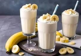 Banana With Milk Juice