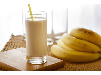 Banana With Milk Juice