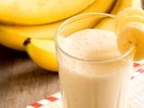 Banana With Milk Juice