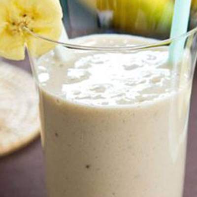 Banana With Milk Juice