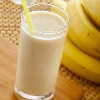 Banana With Milk Juice