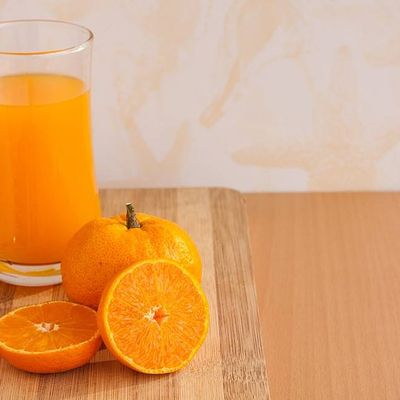 Fresh tangerine juice