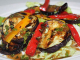 Fried Eggplant And Pepper Box