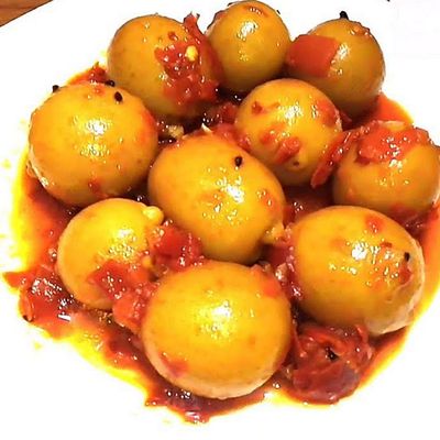 Pickled Lemons with Safflower