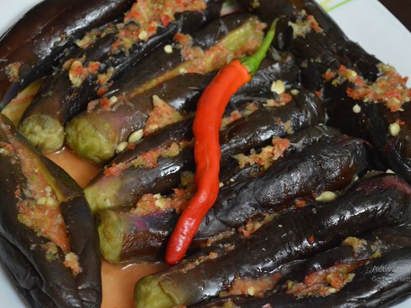 Fried Eggplant Platter