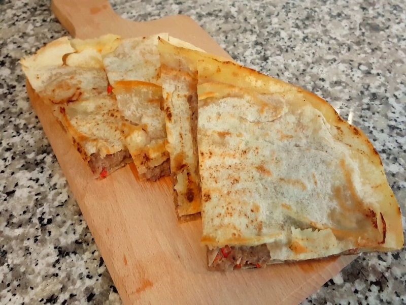 Charcoal Grilled Baladi Meat Sandwich