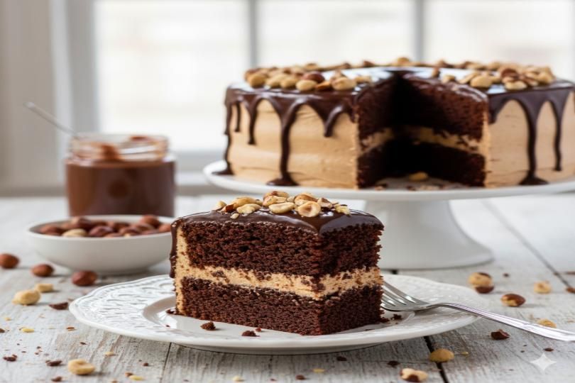 Fudge Chocolate Hazelnut Slicer