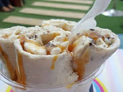 Vanilla Roll Ice Cream