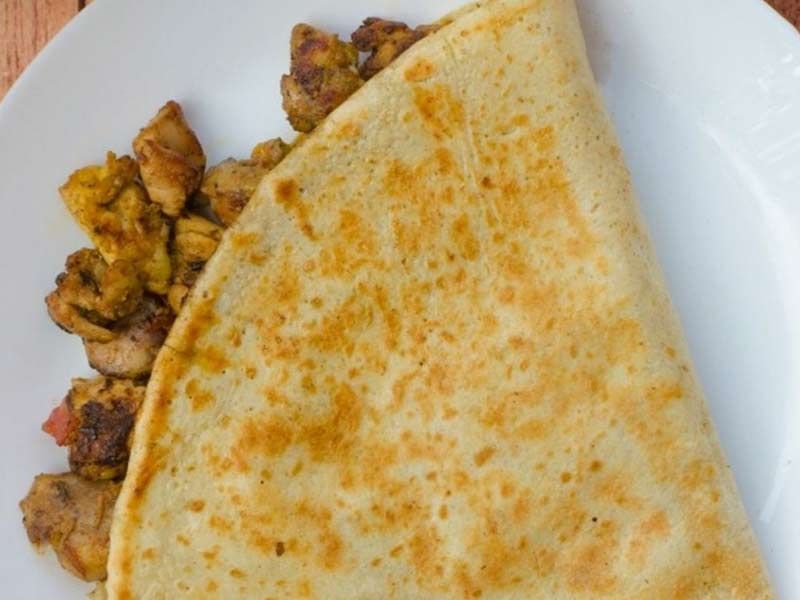 Chicken Fajita Crepe