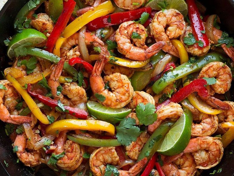 Shrimp Fajita Order