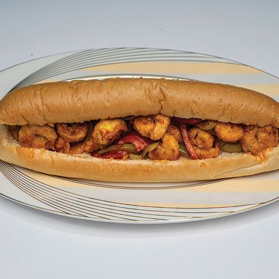 Shrimp Fajita Sandwich