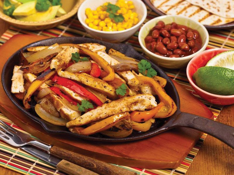 Spicy Chicken Fajita Platter