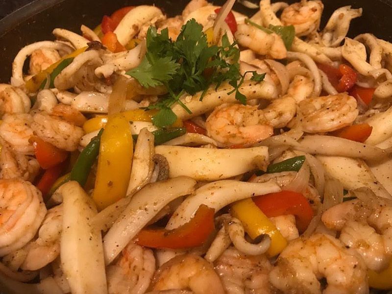 squid fajita Order