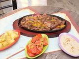 Baladi Sausage Fajita With Cheese Pan
