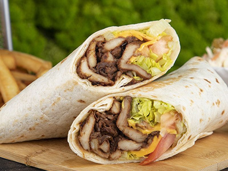 Chicken Fajita Syrian Sandwich