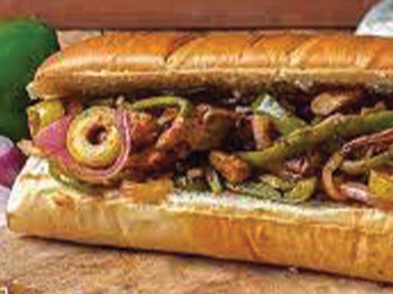 Syrian Chicken Fajita Sandwich