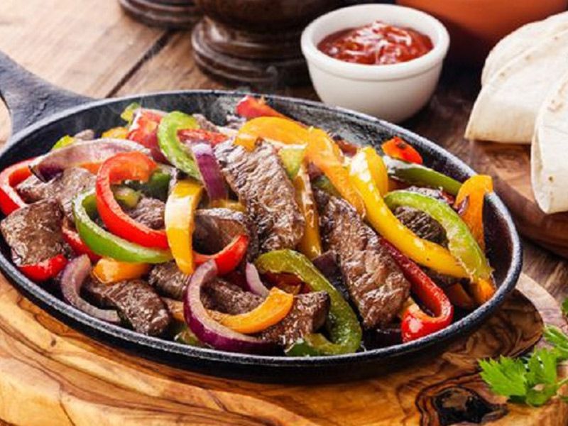 Beef Meat Fajita Platter