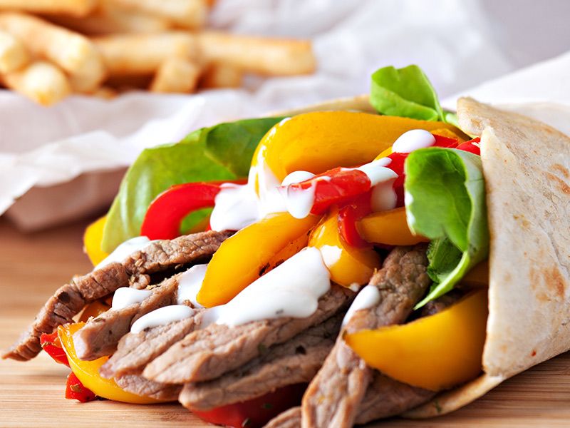 Meat Fajita Sandwich