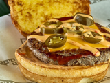 Fire Beef Burger Sandwich