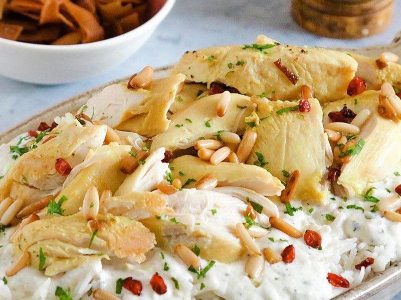 Chicken Zinger Fatteh