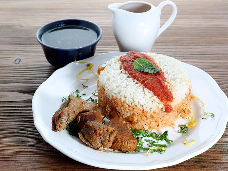 Meat Fatteh Platter
